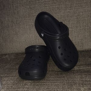 CROCS Women's Black Slippers